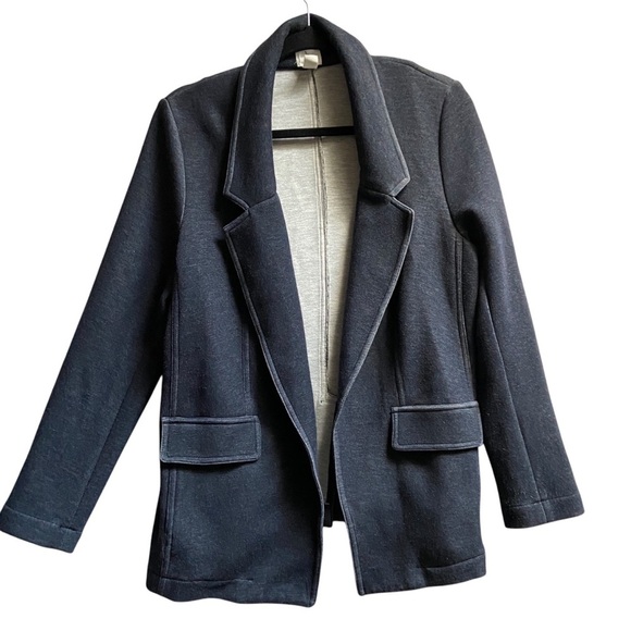 B New York open soft cotton blazer Sz M - Picture 1 of 8
